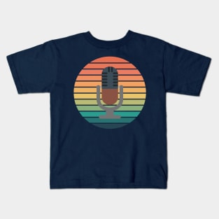 Sunset Podcaster Kids T-Shirt